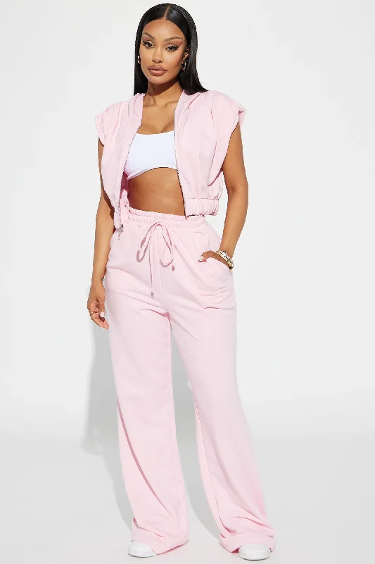 Time Travel Lounge Pant - Black Elegant High-Waist Pants