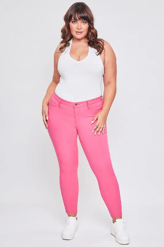 Women´s Plus Hyperstretch  Forever Color Pants - Fiery Coral Stretch Fit Pants