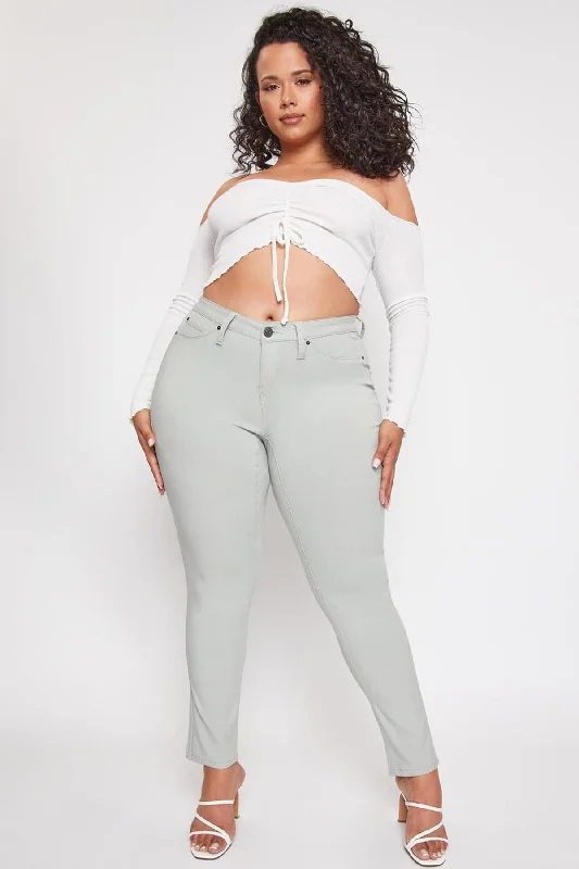 Women´s Plus Hyperstretch Skinny Pants , Aloe Comfy High-Waist Jeans