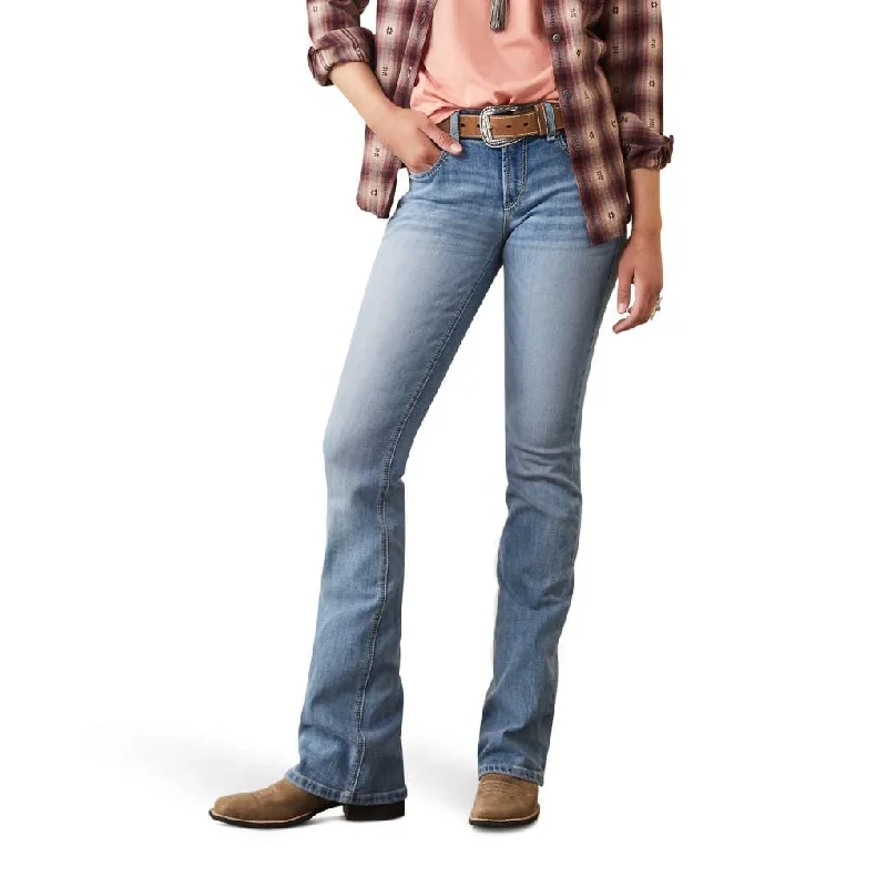 Ariat Ladies Real Brianna Oklahoma Long Perfect Rise Jeans Cozy Relaxed Fit Denim Jeans Ariat Ladies Real Brianna Oklahoma Long Perfect Rise Jeans Cozy Relaxed Fit Denim Jeans