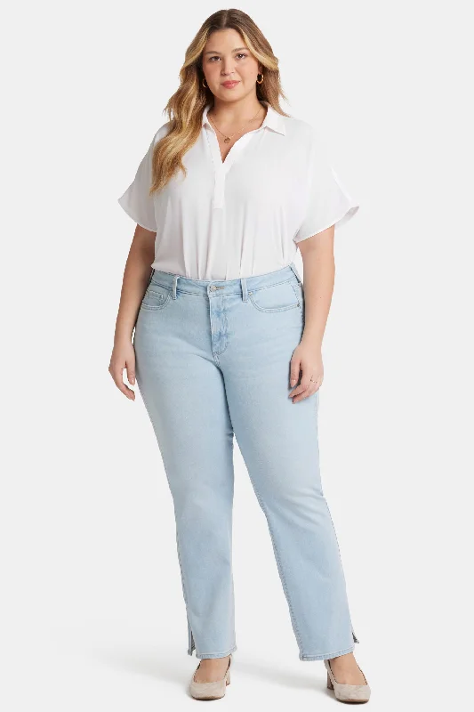 Barbara Bootcut Jeans In Plus Size - Oceanfront Comfortable Low-Rise Jeans