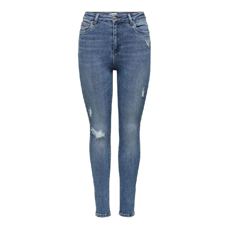 Blue Cotton Jeans & Pant Trendy Skinny Fit Jeans