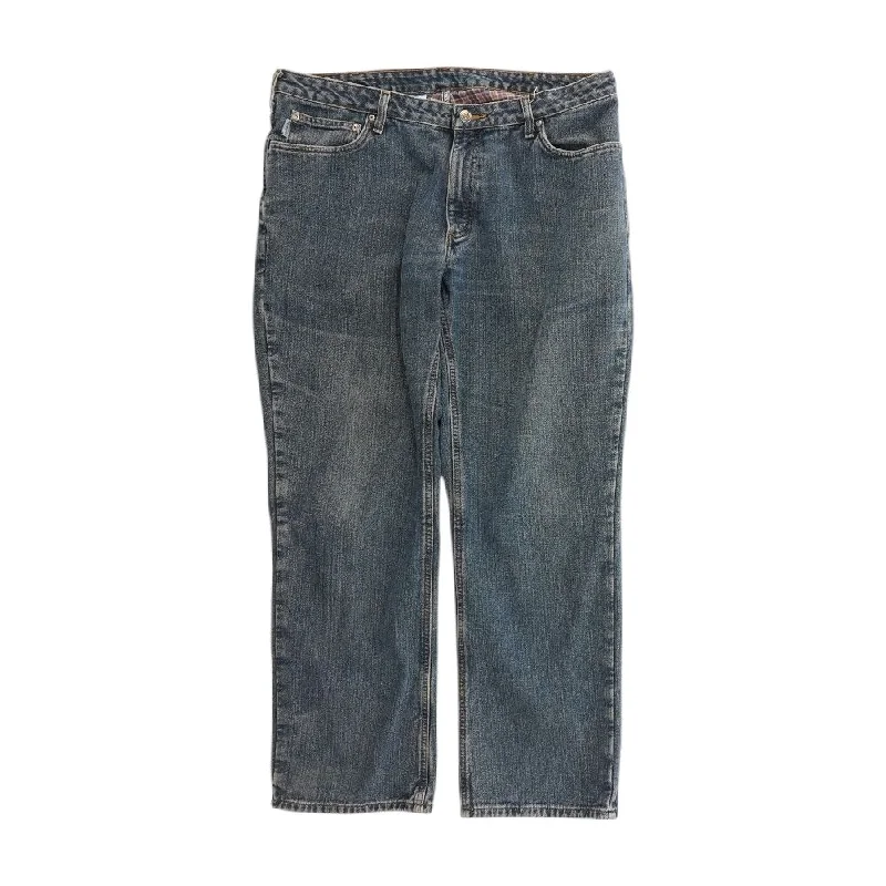 Blue Solid Jeans Casual High-Waisted Bootcut Jeans