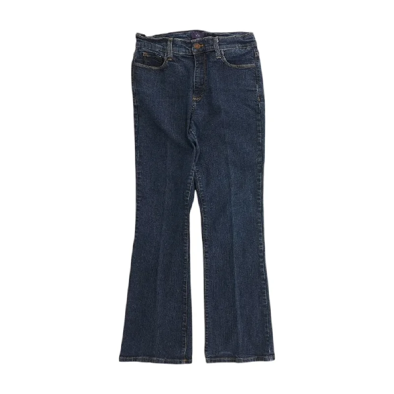Blue Solid Jeans Comfortable Zip-Fly Denim Jeans