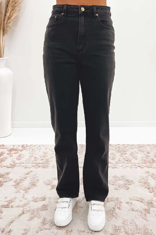 High Straight 80 Jean Galactic Black Classic Black Denim Jeans