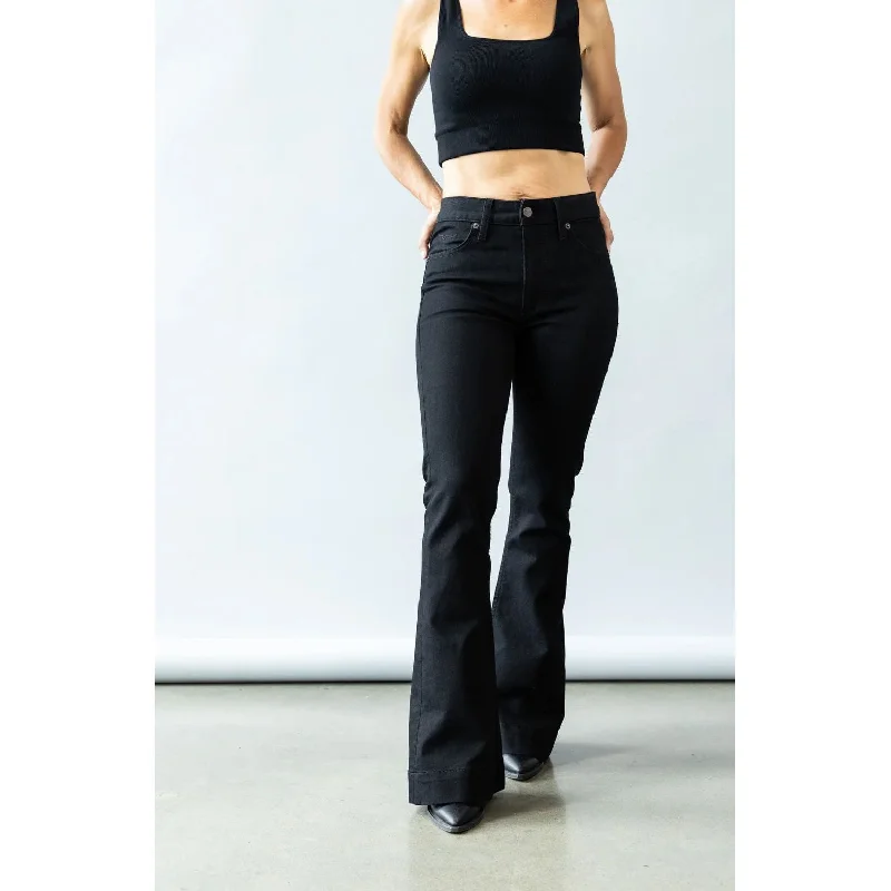 Ladies Kimes Jennifer Black Jean Trendy Patchwork Denim Jeans