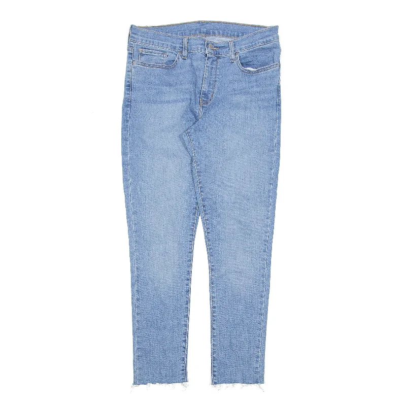 LEVI'S 501 Jeans Blue Denim Slim Skinny Womens W30 L25 Casual Skinny Fit Jeans