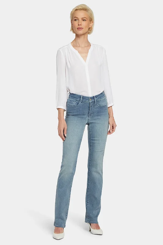 Marilyn Straight Jeans - Thistle Falls Elegant Skinny Leg Jeans