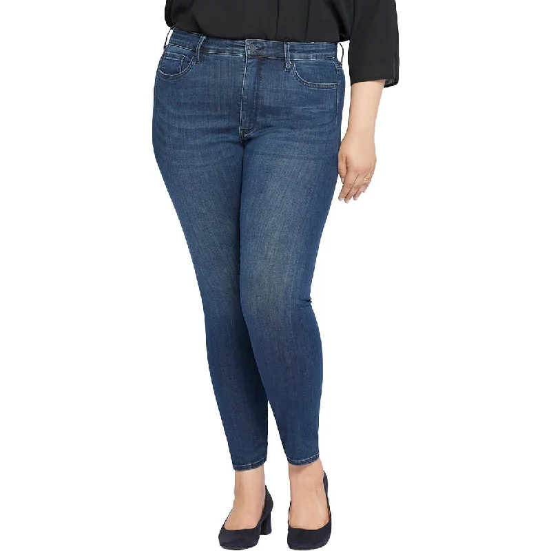 NYDJ Womens Plus Ami High-Rise Denim Skinny Jeans Trendy Wide-Legged High-Waist Jeans NYDJ Womens Plus Ami High-Rise Denim Skinny Jeans Trendy Wide-Legged High-Waist Jeans