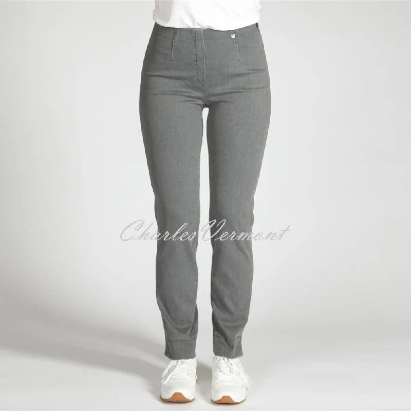 Robell Marie Jean 51639-5448-95 (Grey Denim) - SHORTER LENGTH 29" Classic Blue Denim Jeans