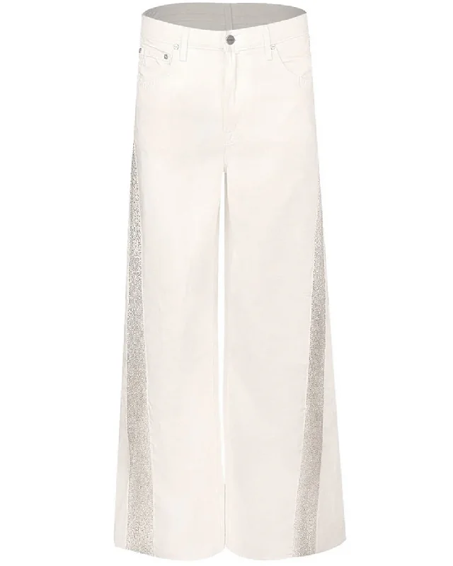 Almost Famous Jean in White Stylish Cargo Style Jeans