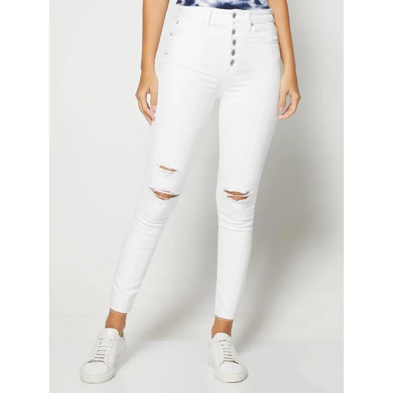 GP High Rise Destructed Skinny Jeans Stylish High-Rise Mom Jeans