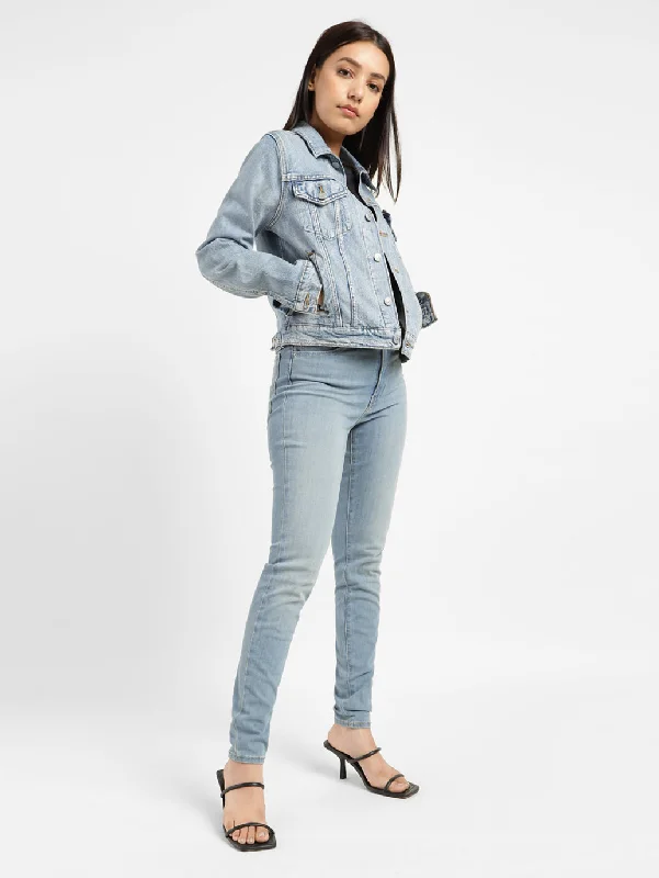 Women's Skinny Fit Jeans Trendy Acid Wash Skinny Jeans