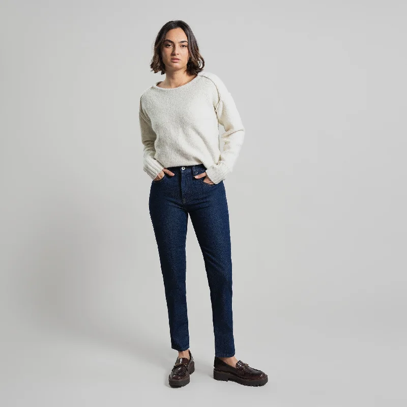True Cigarette Jeans Trendy Vintage Denim Jeans