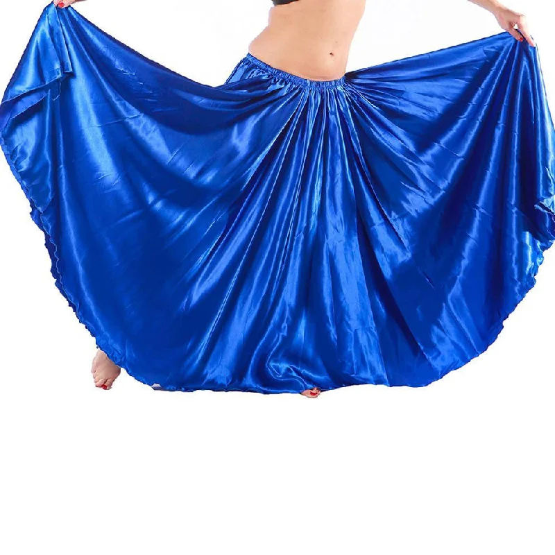 Belly Dance 10-Yards Satin Full Skirt | relaxed fit skirt