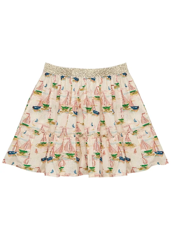 Bohamas Skirt- The Regatta velvet skirt luxury