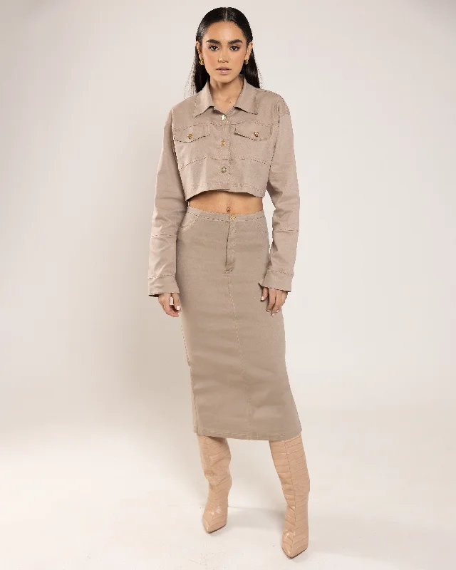 Cindy Tuvo Skirt wool skirt thick