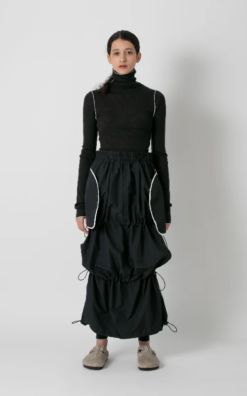 Drawstring Skirt velvet skirt sumptuous