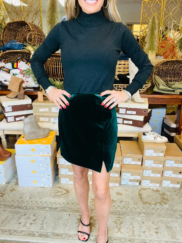 EMERALD SHOWER SKIRT chiffon skirt airy