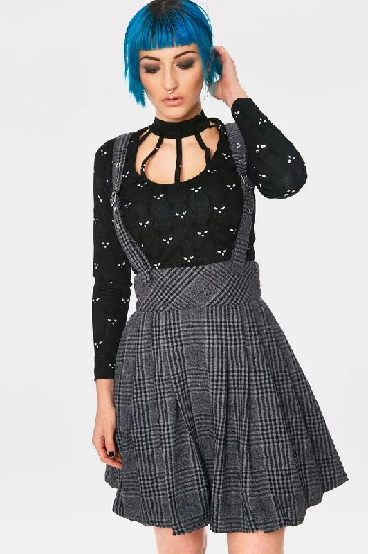 Grey Days High Waisted Skirt chiffon skirt lightweight