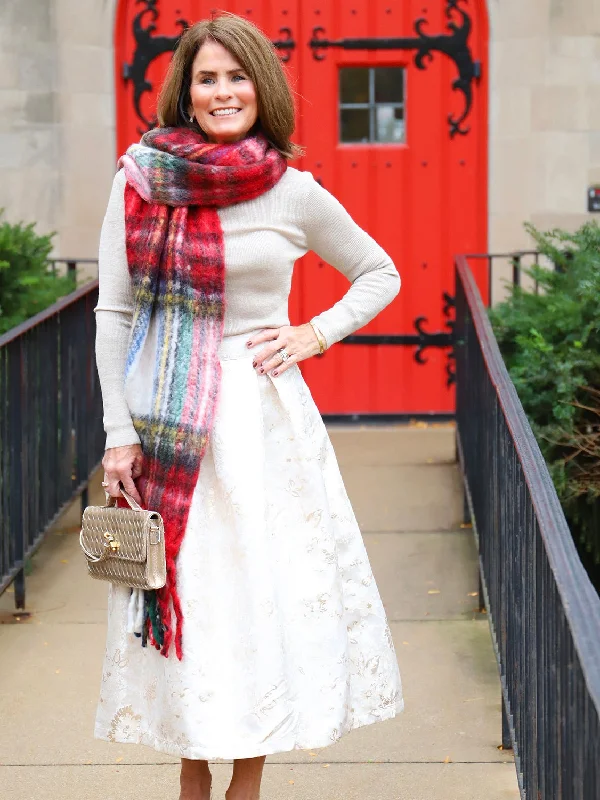 Lola Midi Skirt cashmere skirt plush