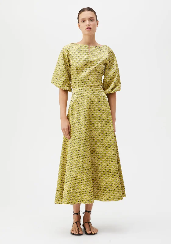 Lucca Skirt_Print slim fit skirt
