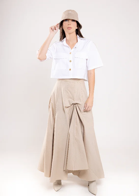 Nahomi Skirt leather skirt refined