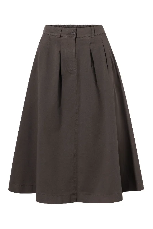 PEN SKIRT SLATE GREY chiffon skirt airy