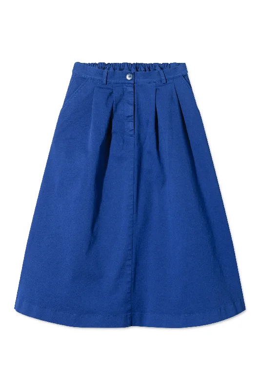 PEN SKIRT VIVID BLUE lace skirt intricate