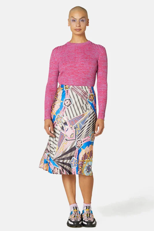 Psy Zetta Terra Slip Skirt linen skirt natural