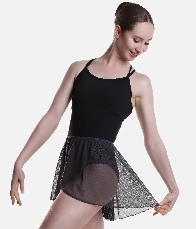 Pull-On Dance Skirt, Mock Wrap Design - BETHANIE summer skirt style
