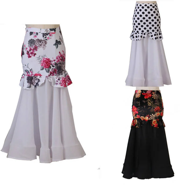 Whimsical Ballroom Practice Skirt | MQ225 linen skirt relaxed